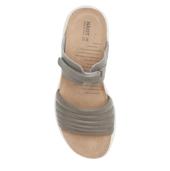 Naot | Vesta Sandal Size 40 L9 Women's  9 in Foggy Grey Leather - Picture 5 of 15